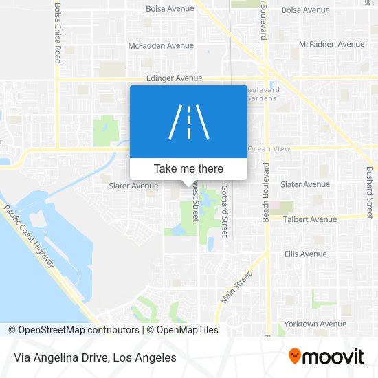 Mapa de Via Angelina Drive