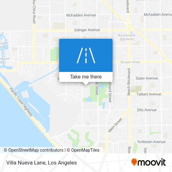 Villa Nueva Lane map