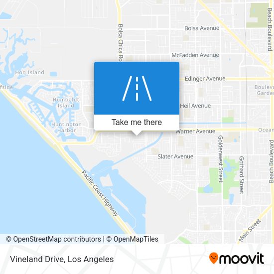 Mapa de Vineland Drive