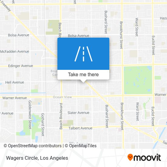 Mapa de Wagers Circle