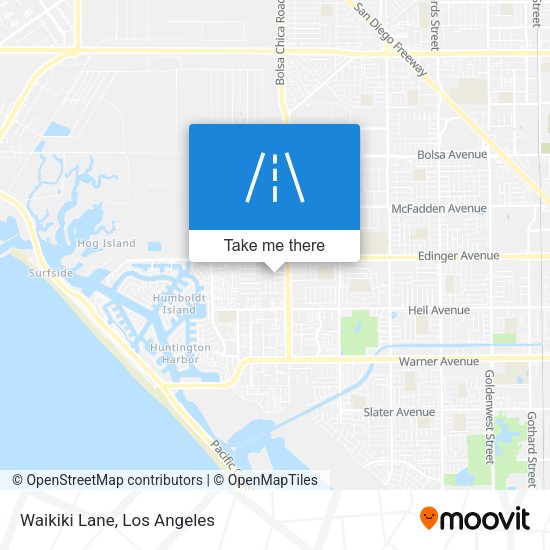 Mapa de Waikiki Lane