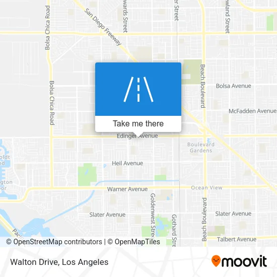 Walton Drive map