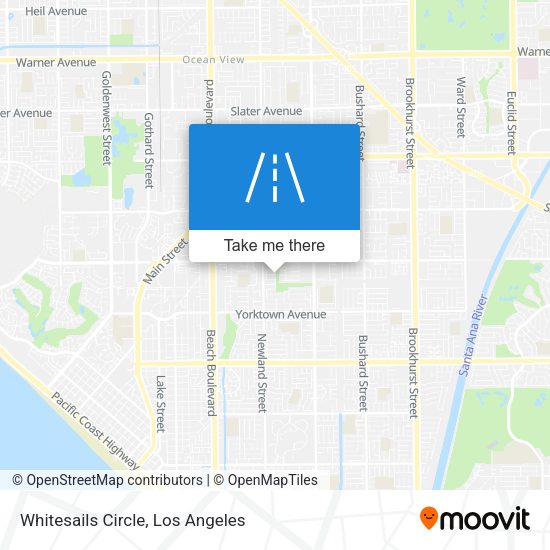 Mapa de Whitesails Circle