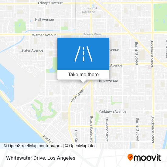 Mapa de Whitewater Drive