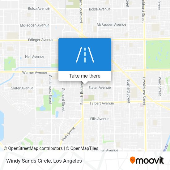 Mapa de Windy Sands Circle