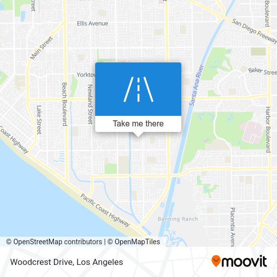 Mapa de Woodcrest Drive