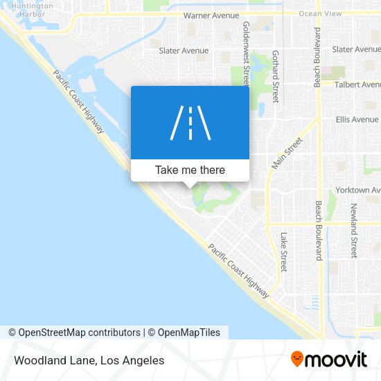 Woodland Lane map