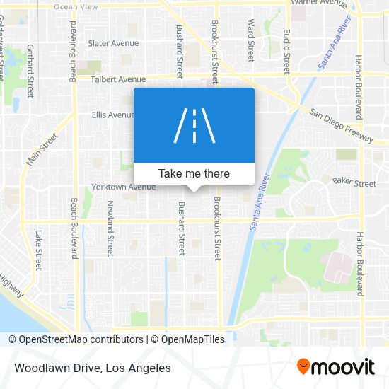 Mapa de Woodlawn Drive