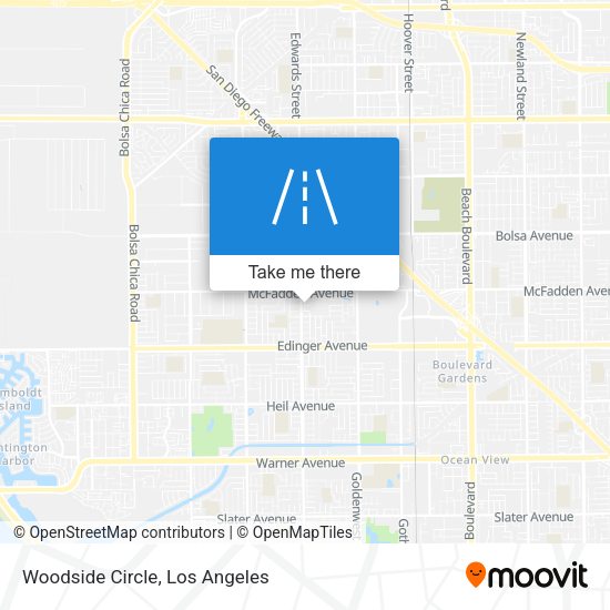 Mapa de Woodside Circle