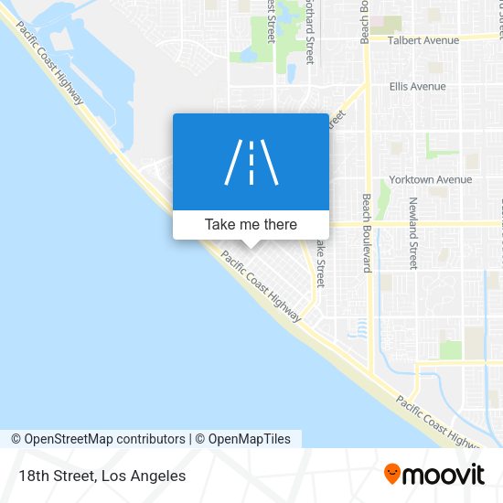 Mapa de 18th Street