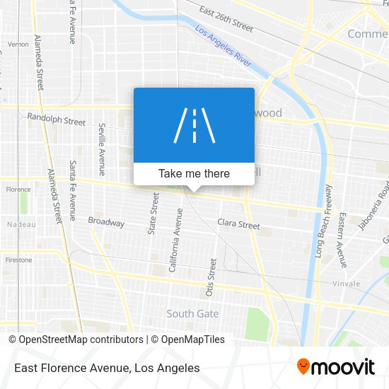 Mapa de East Florence Avenue