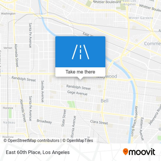 Mapa de East 60th Place