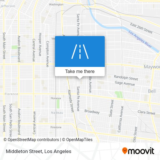Middleton Street map