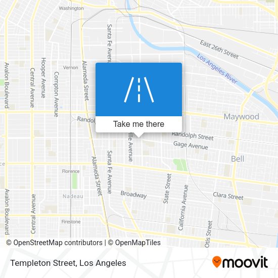 Templeton Street map