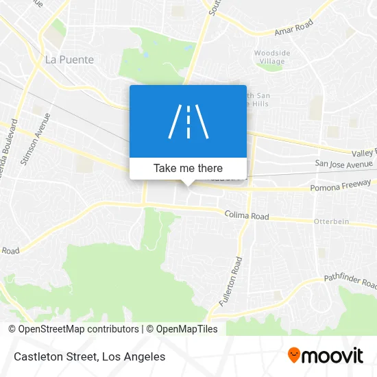 Castleton Street map