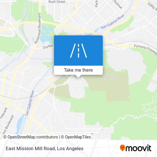 East Mission Mill Road map