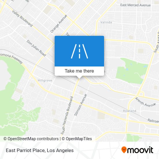 East Parriot Place map