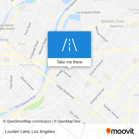 Mapa de Louden Lane