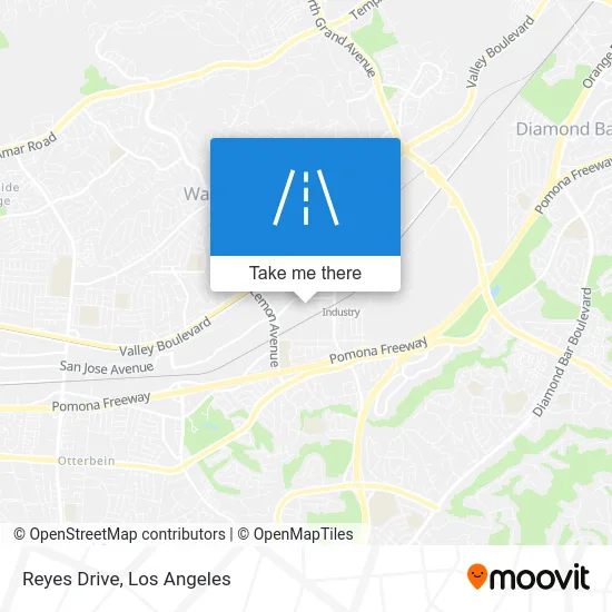 Reyes Drive map