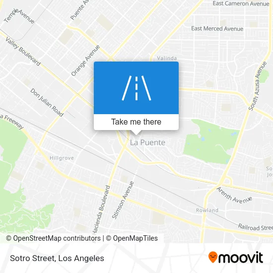 Sotro Street map