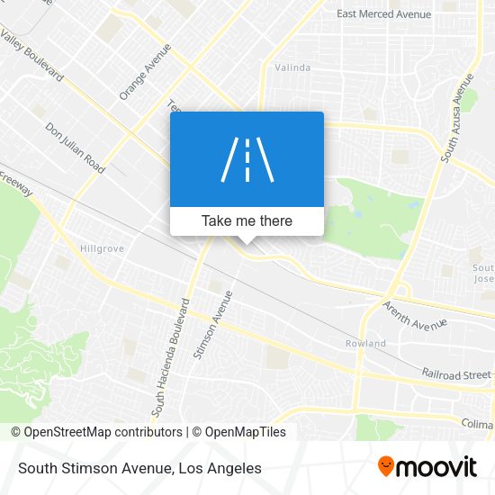 South Stimson Avenue map