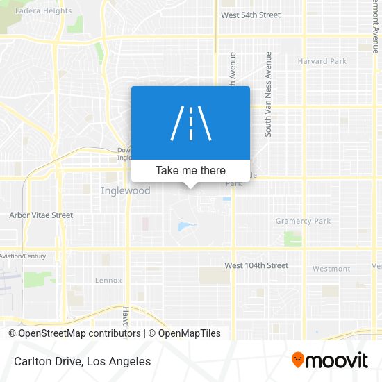 Mapa de Carlton Drive