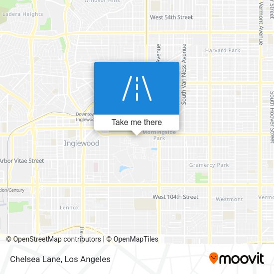 Mapa de Chelsea Lane
