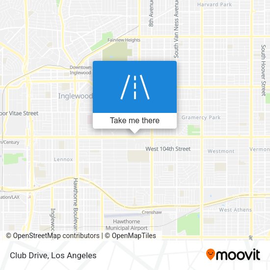 Club Drive map