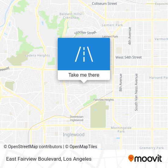 Mapa de East Fairview Boulevard