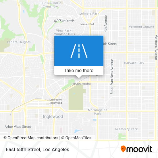 Mapa de East 68th Street