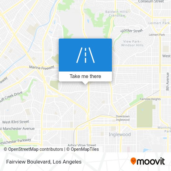 Fairview Boulevard map