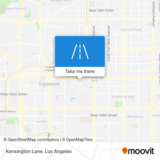 Mapa de Kensington Lane