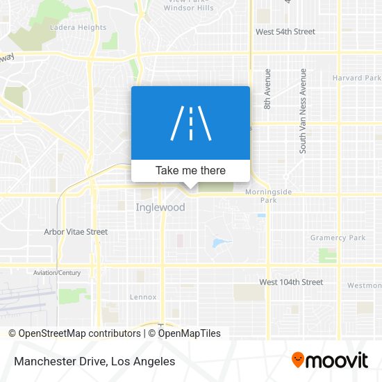 Manchester Drive map