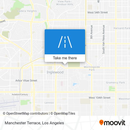 Manchester Terrace map