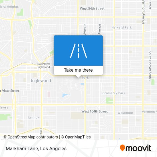 Mapa de Markham Lane