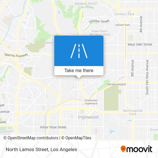 Mapa de North Lamos Street