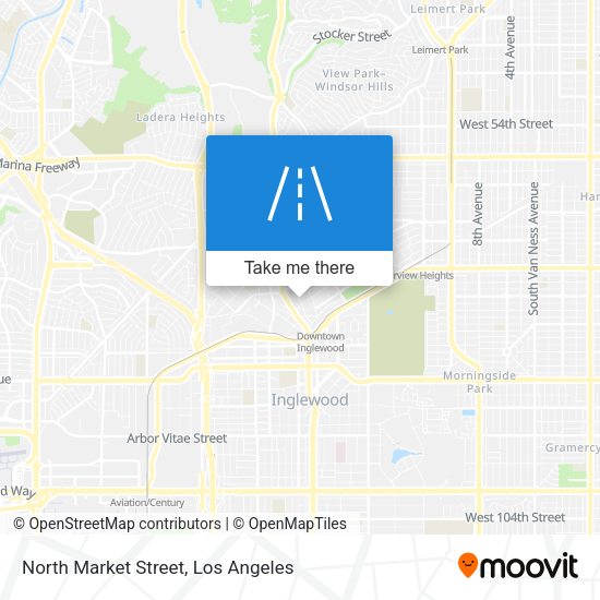 Mapa de North Market Street