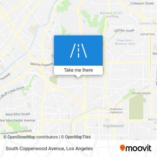 South Copperwood Avenue map