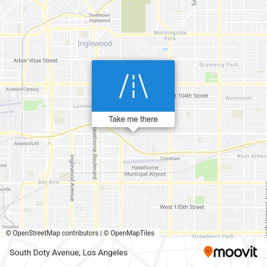 Mapa de South Doty Avenue