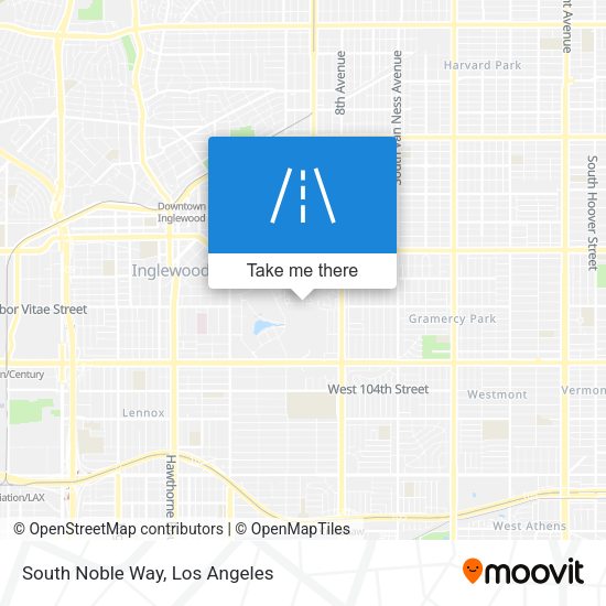 South Noble Way map