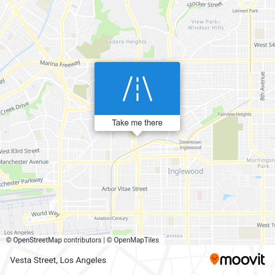 Vesta Street map