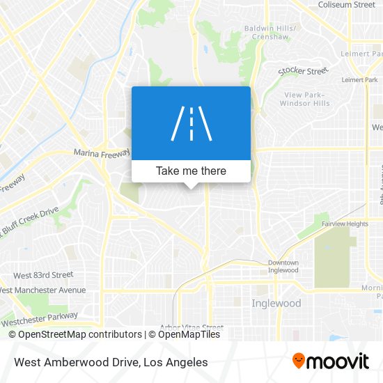 Mapa de West Amberwood Drive