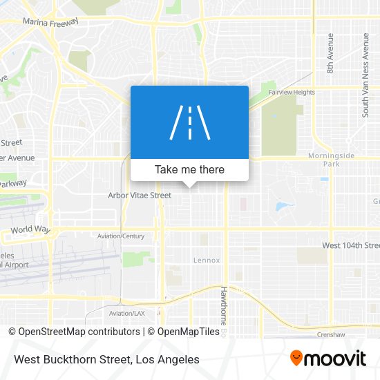 West Buckthorn Street map