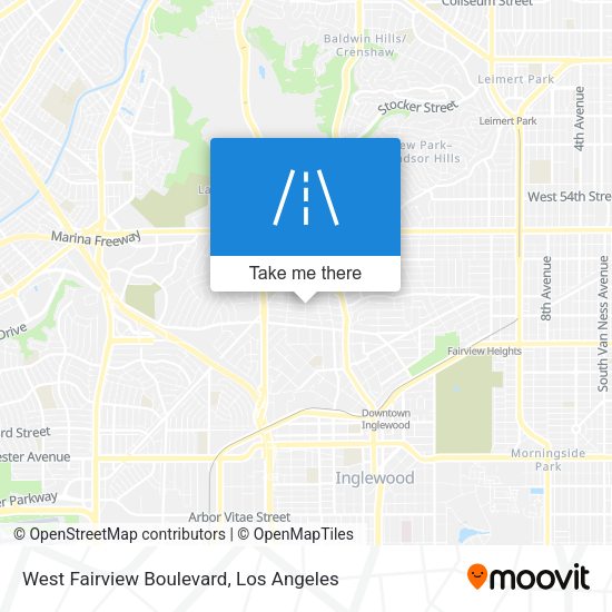 Mapa de West Fairview Boulevard