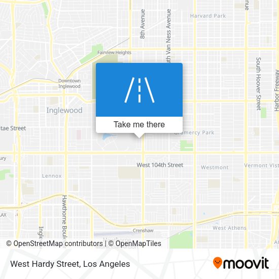 Mapa de West Hardy Street