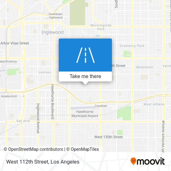 Mapa de West 112th Street