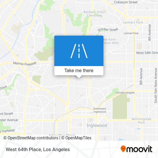 Mapa de West 64th Place