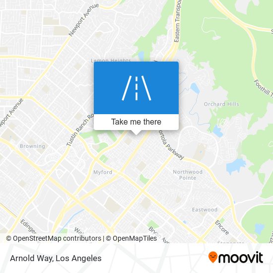 Arnold Way map