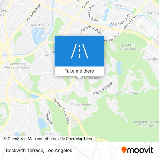 Beckwith Terrace map
