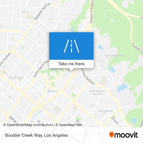 Boulder Creek Way map